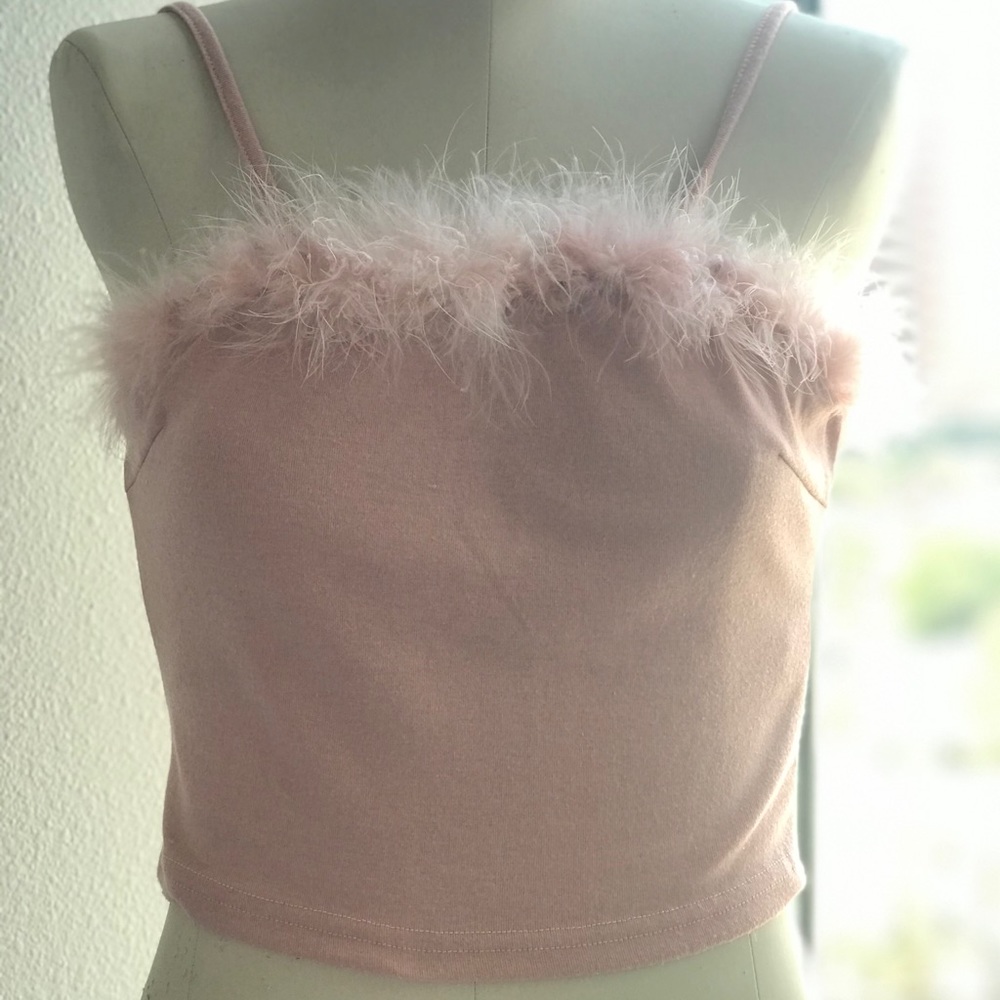 Pink Crop Top - Picture 1 of 3